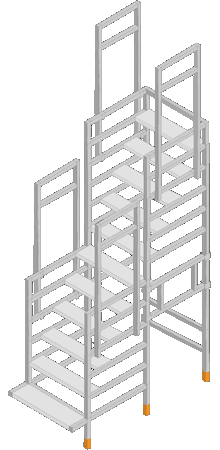 Bautreppe gerade